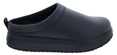 Produktbild von Joya Clog Riga Black JY548A, Glattleder, Senso-Sohle, Fußbett zum Wechseln 46