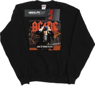 Produktbild von AC/DC - "Live At River Plate Columbia Records" Sweatshirt für Herren BI3768 (S) (Schwarz)