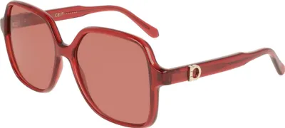 Produktbild von Ferragamo SF2069SE Transparent red 57/15/140 Damen Sonnenbrillen