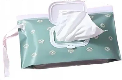 Obrázek produktu pro Pouzdro/obal na vlhčené ubrousky, Oči - zelený