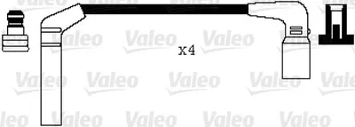 Produktbild von VALEO 346040 Zündkabelsatz Zündleitungssatz für CHEVROLET MATIZ (M200, M250) für DAEWOO KALOS (KLAS)