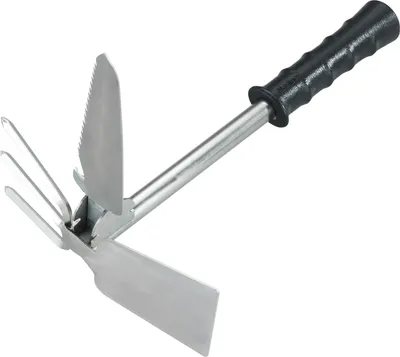 Immagine prodotto di Multi aiutante da giardino 7in1 per rastrellare diserbare spalare misurare segare zappare piantare