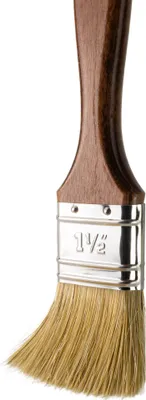Produktbild von Flachpinsel 1,5 Zoll = 36 mm | Lasurpinsel | Lackierpinsel | Holzpinsel | mit Holz-Griff lakiert
