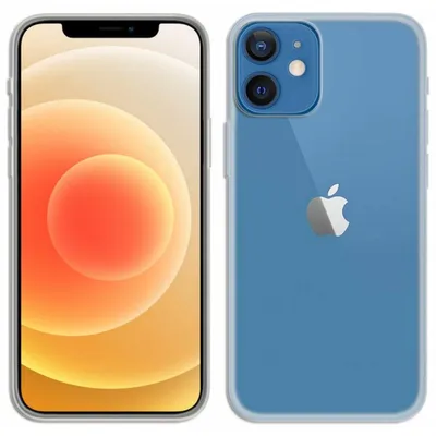 Produktbild von Silikon Hülle Basic für iPhone 12 Case TPU Soft Handy Cover Schutz Transparent
