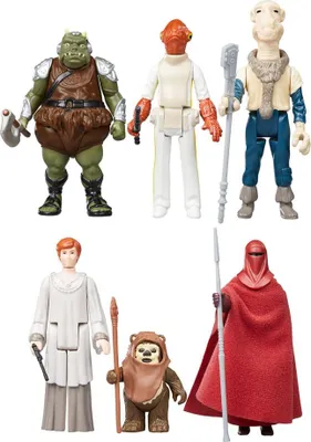 Immagine prodotto di Star Wars Episodio VI Collezione Retro Actionfiguren 6er-Pack 10 cm