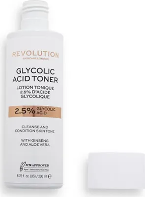 Produktbild von Revolution skincare GLYCOLIC ACID TONIC 2,5% reinigen und pflegen Hautton 200 ml