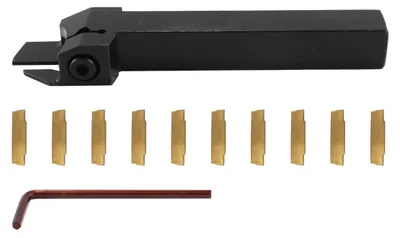 Innendrehwerkzeug-Halter + 10 MGMN150 Platten für Stahl