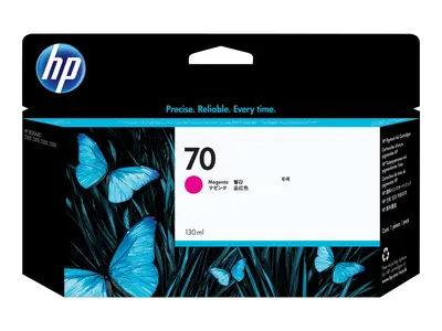 Produktbild von HP 70, Magenta, 130 ml, 4 cm, 20 - 80, 15 - 35 °C, 15 - 35 °C