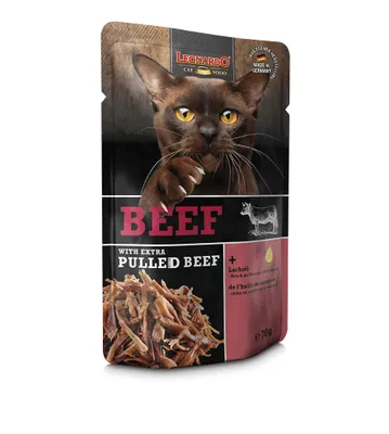 Produktbild von Leonardo Cat Food 756505, Adult, Rind, 70 g, Ohne Soja, Ohne künstliche Farbstoffe