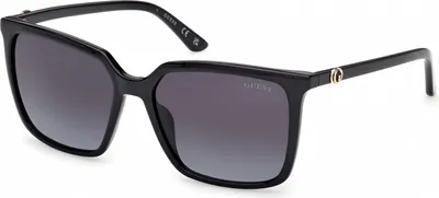 Image de Guess GU00258 Shiny black 56/16/140 Lunettes de soleil pour femmes