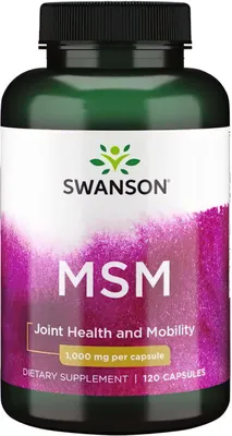 Obrázek produktu pro MSM 1000 mg 120 Kapseln Swanson Health Products