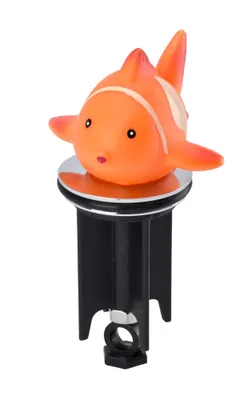 Produktbild von Waschbeckenstöpsel Pluggy® 3D Clown Fish