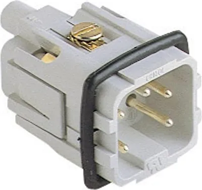 Produktbild von ILME Stifteinsatz Gr.21.21 4P+PE CKM 04 Silber Schraubanschluss 10A 250V