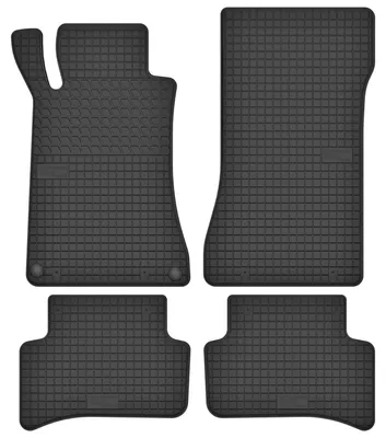 Immagine prodotto di Tappetini in gomma neri per Mercedes Classe C W203 2000-2008 Set 4 pezzi