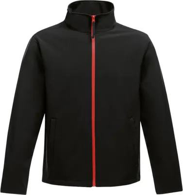 Produktbild von Regatta Standout Herren Softshelljacke Ablaze bedruckbar PC3322 (M) (Schwarz/Rot)