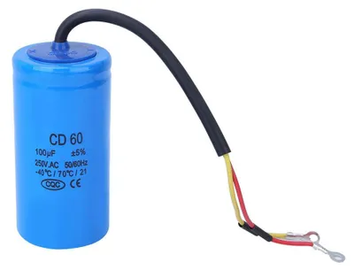 Motorstartkondensator CD60 250V 100µF explosionssicher