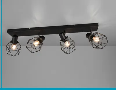 Produktbild von Industrielampen Deckenstrahler Gitterlampen Deckenleuchte Industrial Flurlampen