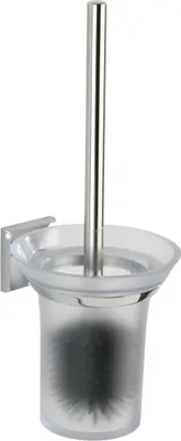 Produktbild von WENKO Toiletten Bürsten Klo Halter Edelstahl Ersatz WC LACENO ohne bohren