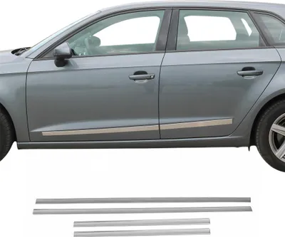 Image de Baguette protection latérale de porte pour VW Amarok inox Chromé 4x