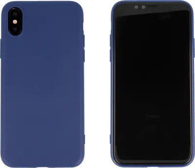 Image de CoverKingz Apple iPhone X Etui souple mat pour téléphone portable ultra-mince bleu