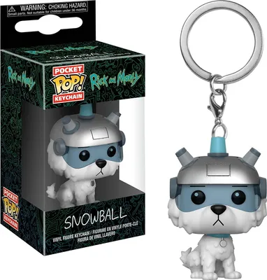 Produktbild von Rick and Morty - Snowball  - Schlüsselanhänger Funko Pocket POP! Keychain
