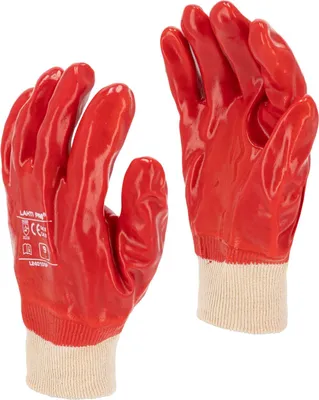 Produktbild von Pvc-Handschuhe Rot L240109P, 12 Paar, "9", Ce, Lahti