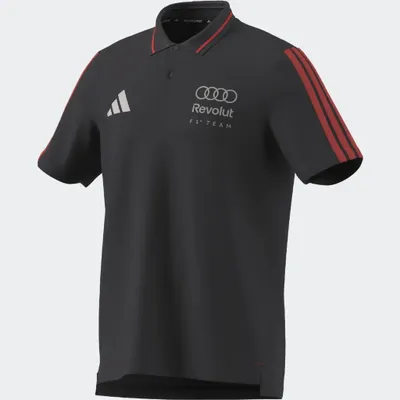 Immagine prodotto di Polo originale Audi Formula 1 da uomo, taglia XL, nero-grigio