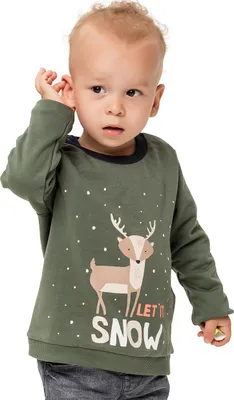 Produktbild von Jungen-Sweatshirt Snow  - Khaki - 92