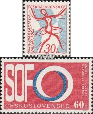 Produktbild von Briefmarken Tschechoslowakei 1965 Mi 1503,1551 (kompl.Ausg.) postfrisch Sport