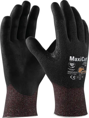 Produktbild von Schnittschutzhandschuhe MaxiCut Ultra 44-6745F Gre 10 schwarz EN 388 PSA-Kategorie II