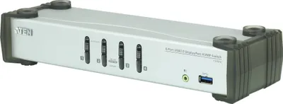 Produktbild von ATEN CS1914 KVMP přepínač 4násobný, DisplayPort, USB 3.0, UHD