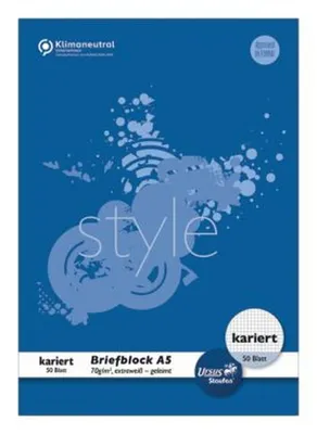 Immagine prodotto di Staufen® style 608741020 Blocco lettera - A5, 50 fogli, 70 g/m², 5 mm a quadretti