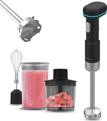 Productafbeelding van Cecotec BlendGo, handmixer, 180W, zwart, roestvrij staal