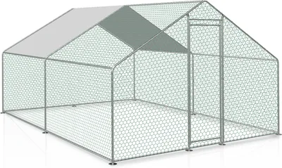 Produktbild von Kurník 3x3x2m Kurník pre sliepky Kurník pre malé zvieratá Výbeh pre malé zvieratá Voliéra Výbeh pre voľne žijúce zvieratá Klietka pre kurčatá Pozinkovaný