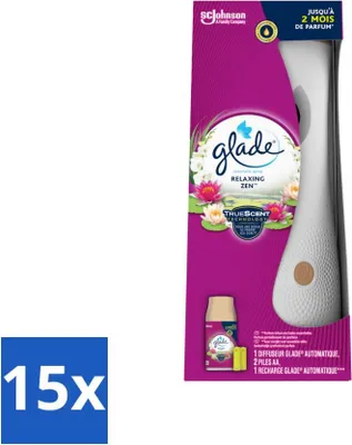 Zdjęcie produktu dla Glade - Automatyczny spray - Relaxing Zen - 269 ml - Value pack - 15 szt