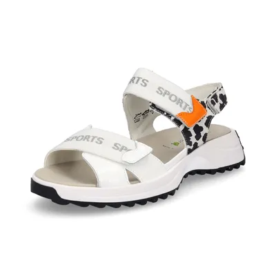 Produktbild von Waldläufer Damen Sandale weiß Animalprint Lack 5