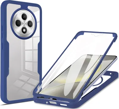Immagine prodotto di Custodia per Oppo Reno12 F 5G/ Reno12 F 4G, protezione completa a 360° con protezione del display incorporata Blu