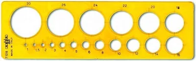 Zdjęcie produktu dla Arda Rim Mask CF10 Yellow 1/30 mm - Opakowanie 10 szt