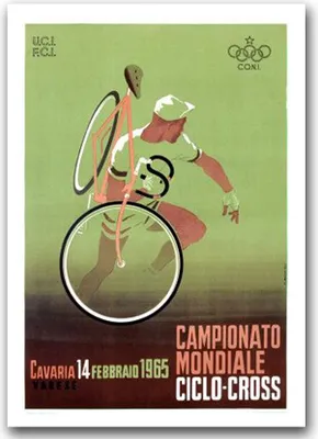 Produktbild von Poster - Canvas - Leinwand - 59,4 cm x 84,1 cm - Fotoposter - Leinwandkunst - retro-Bike
