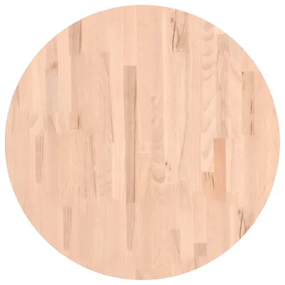Produktbild von Tischplatte Ø70x4 cm Rund Massivholz Buche