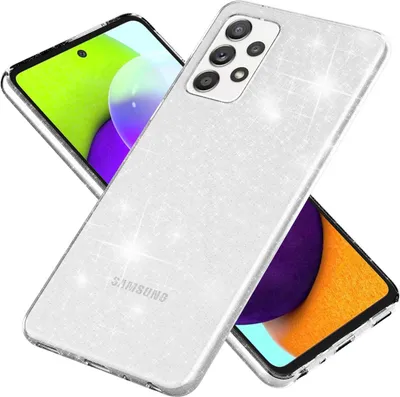 Obrázek produktu pro NALIA Glitter pouzdro na mobilní telefon pro Samsung Galaxy A52 5G / A52 / A52s 5G Transparentní