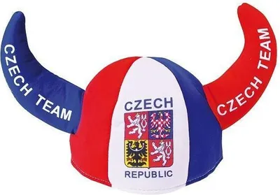 Zdjęcie produktu dla Czapka z rogami - wentylator Czechy - Republika Czeska - unisex