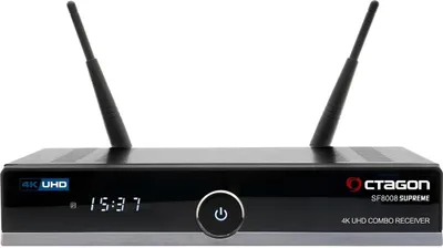 Produktbild von Octagon SF8008 V3 Supreme UHD 4K Combo-Receiver 1TB SSD (DVB-S2X & DVB-C/T2, Linux E2 & Define OS, M.2, Dual-WiFi)