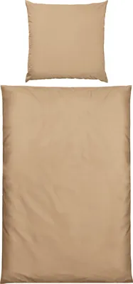 Produktbild von Erwin Müller Bettwäsche Günzburg" beige 1x 155x200 cm + 1x 80x80 cm"
