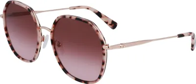 Produktbild von LONGCHAMP LO163S 780 ROSE GOLD/HAVANA 58/18/140 FEMALE Sonnenbrillen