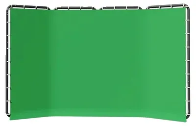 Produktbild von Hintergrundständer, verstellbare Höhe, tragbares Design, 240x400cm Grün