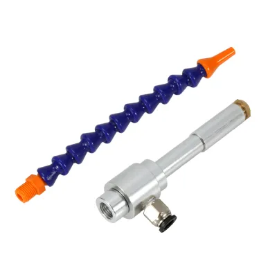 Zdjęcie produktu dla 130 mm Proces mechaniczny ze stopu aluminium Mini Vortex Zimne powietrze Suchy pistolet chłodzący Elastyczna rurka