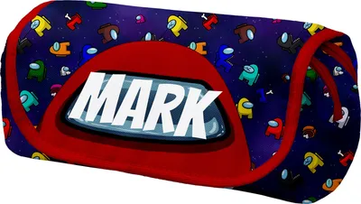 Produktbild von Personalisierte Mäppchen Federtasche mit Namen Schlamperbox Federmäppchen mit Klettverschluss Klappe Schüleretui Stiftemappe mit zwei Reißverschlüssen Amo [151]