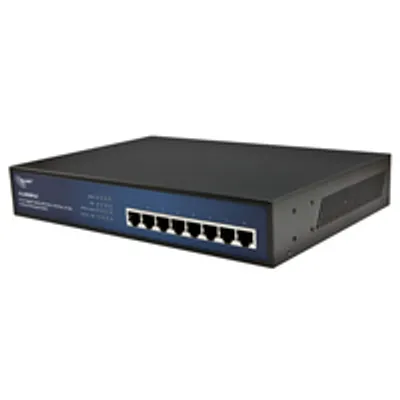 Obrázok produktu pre ALLNET ALL8808POE, Nespravované, L2, Gigabit Ethernet (10/100/1000), Podpora napájania cez Ethernet (PoE), Inštalácia do Racku