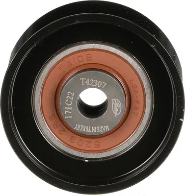 Produktbild von GATES T42307 Umlenkrolle Zahnriemen Ø61mm für FORD Fiesta Mk6 Schrägheck (JA8, JR8) FOCUS III Turnier Kuga Mk2 (DM2) MONDEO IV Turnier (BA7) S-MAX